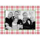 Red and Green Check Folded Photo Cards Image 2 of 3